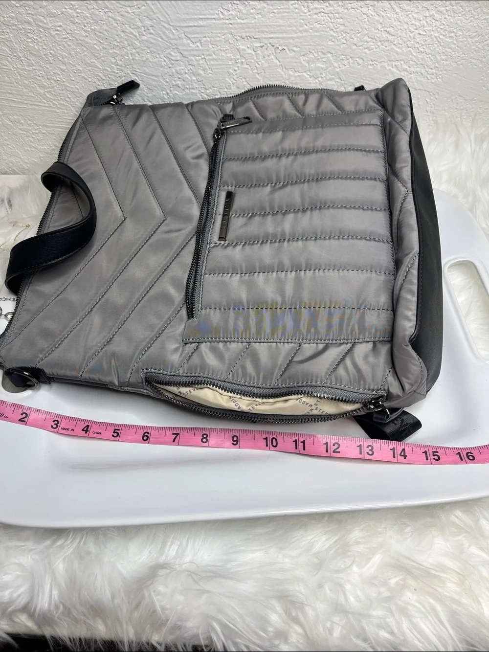 Steve Madden Laptop Cossbody/Backpack convertible